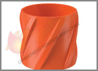 Steel Spiral Vane Solid Rigid Centralizer